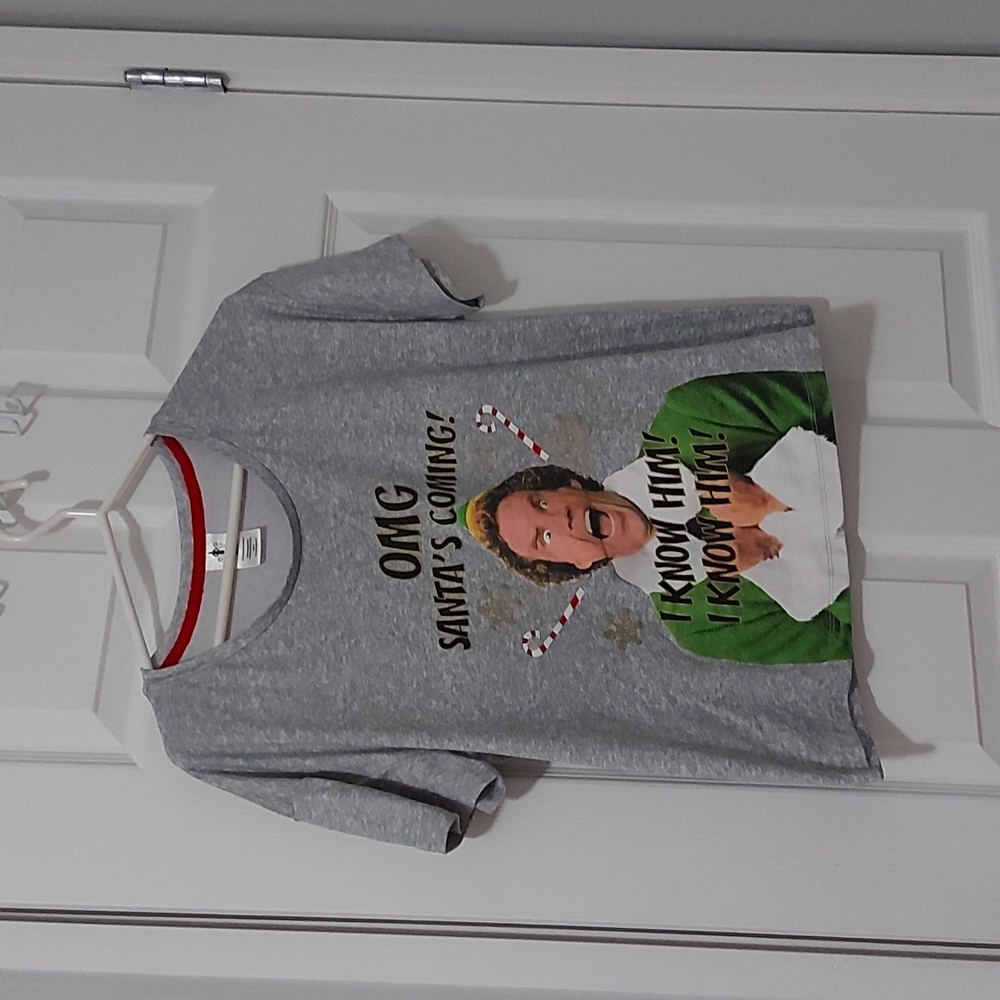 Elf OMG Santa's Coming I Know Him! I Know Him tshirt